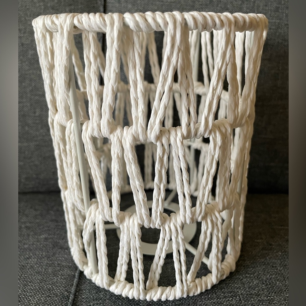 Rattan Lamp Shade Set of 2 - Picture 4 of 8